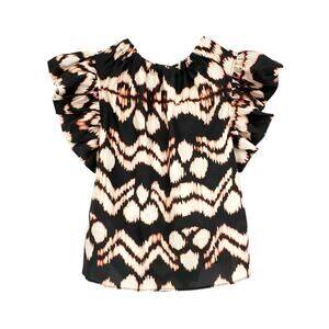 ULLA JOHNSON Iren Top in Obsidian 2 | Small